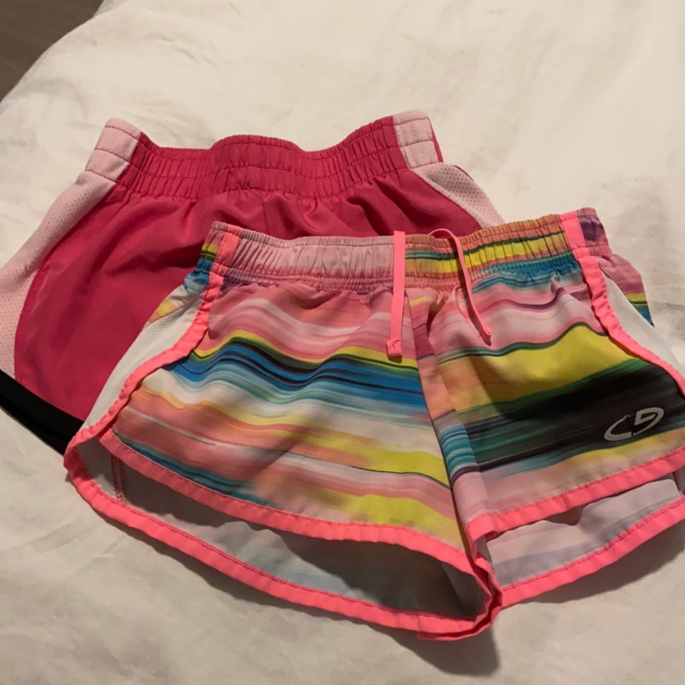 2- Pink Girls Shorts